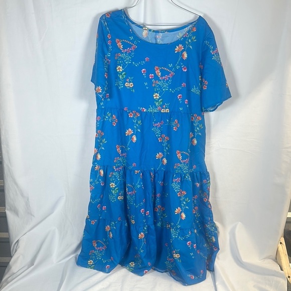 Vintage floral maxi dress - Picture 1 of 6